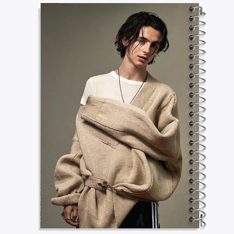 دفتر نت موسیقی 50 برگ خندالو مدل تیموتی شالامی Timothée Chalamet کد 19295