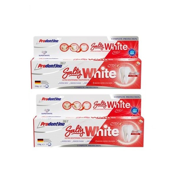 خمیر دندان پرودنتین مدل سفید کننده وزن 150 گرم  مجموعه 2 عددی
