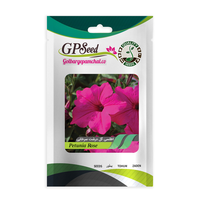 بذر گل اطلسی گل درشت سرخابی گلبرگ پامچال کد GPF-348