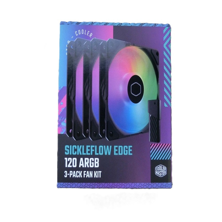 فن کیس کولر مستر مدل Sickleflow Edge 120 ARGB بسته سه عددی