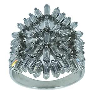 انگشتر نقره زنانه سلین کالا مدل برلیان ce-As223