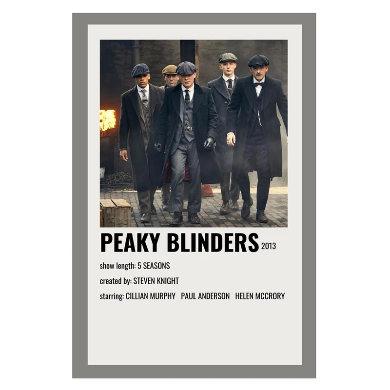پوستر مدل پیکی بلایندرز Peaky Blinders طرح تامی شلبی tommy shelby کد 511