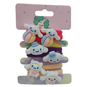 کش مو دخترانه مدل عروسکی فانتزی خرگوشی بسته 6 عددی