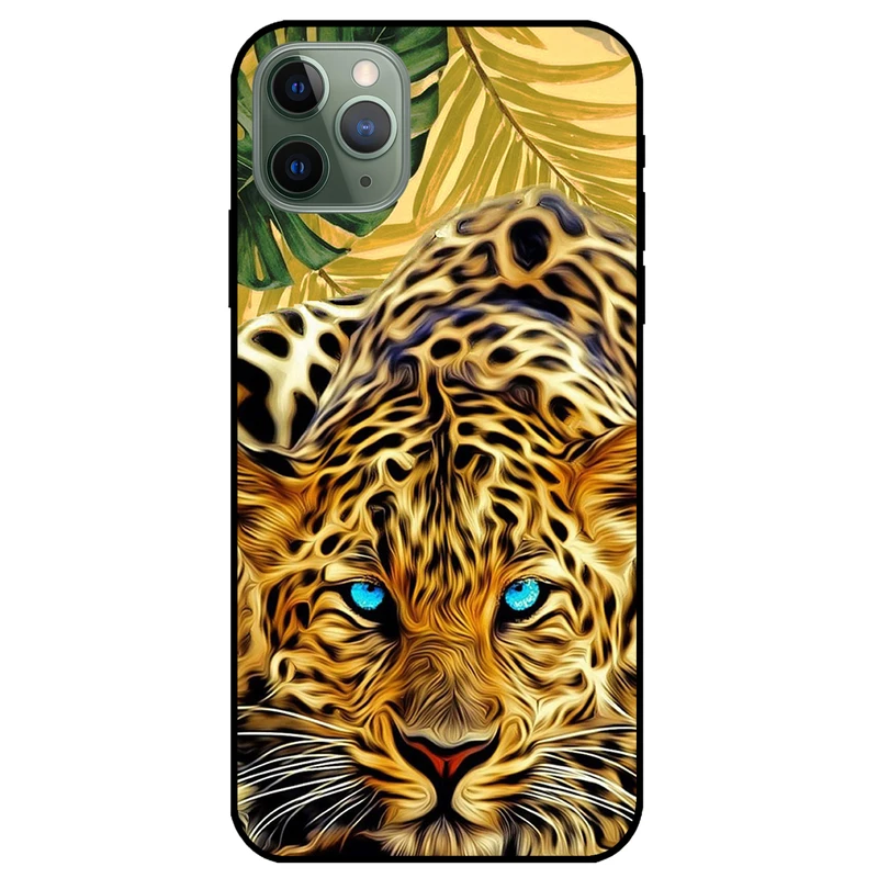 کاور مگافون طرح پلنگ مدل 7455 مناسب برای گوشی موبایل اپل iPhone 11 Pro Max