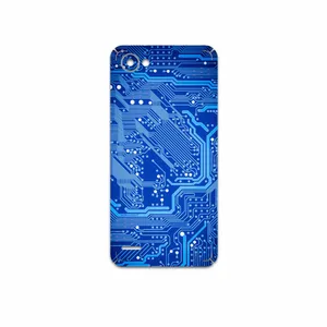 MAHOOT Blue Printed Circuit Board Cover Sticker for LG Q6