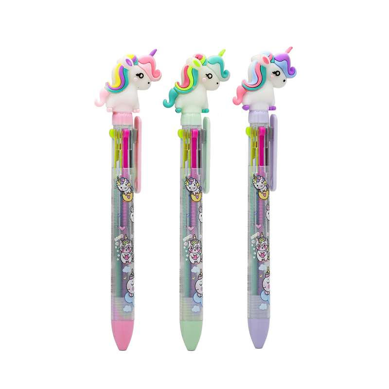 خودکار مدل تک شاخ 4 رنگ بسته 3 عددی