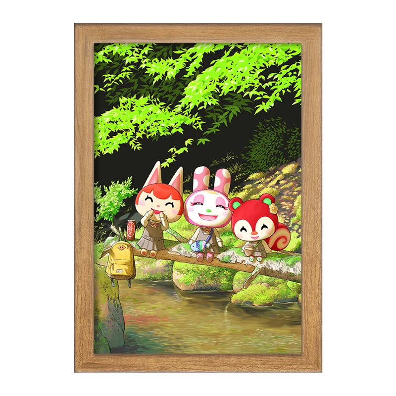 تابلو خندالو مدل بازی انیمال کراسینگ (Animal Crossing) کد 32687