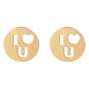 گوشواره طلا 18 عیار زنانه الن نار مدل 0671