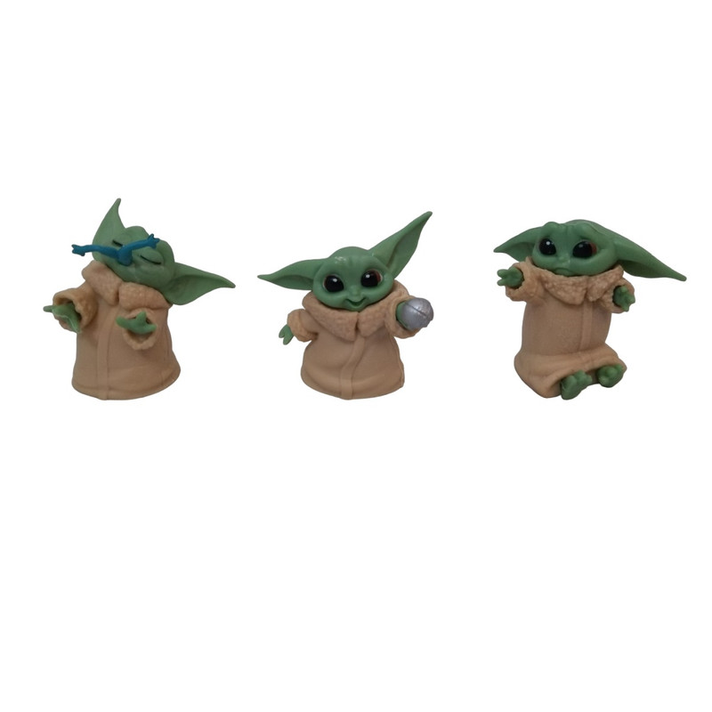 اکشن فیگور مدل بیبی یودا کد 190 مجموعه 6 عددی