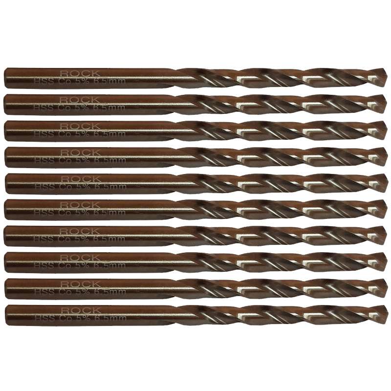 مته کبالت راک مدل HT- 006.5 سایز 6.5 میلی متر مجموعه ده عددی