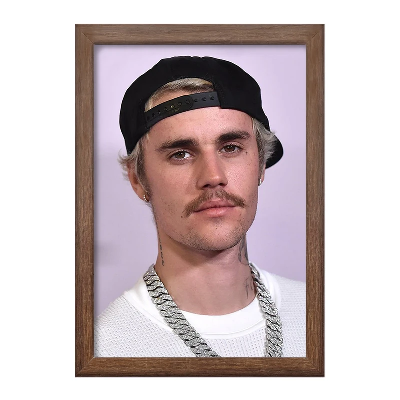 تابلو خندالو طرح جاستین بیبر Justin Bieber  کد 2698