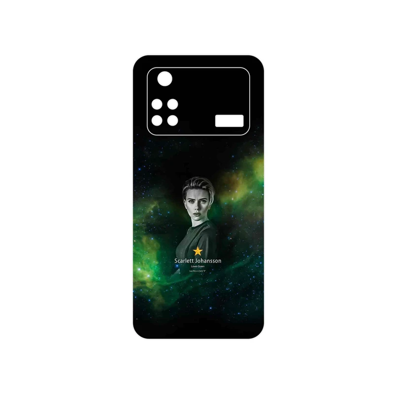 برچسب پوششی ماهوت مدل Scarlett Johansson مناسب برای گوشی موبایل شیائومی Poco M4 Pro 4G