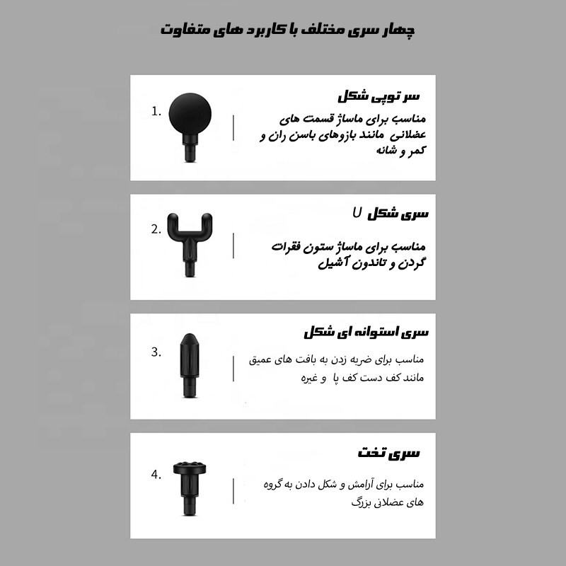 ماساژور برقی مدل MINI-DoulHead ماساژور برقی مدل MINI-DoulHead