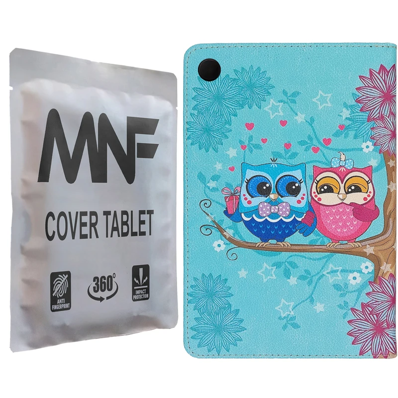 کیف کلاسوری ام ان اف طرح جغد های فانتزی کد M-341 مناسب برای تبلت سامسونگ Galaxy Tab A8 10.5 / X200 / X205