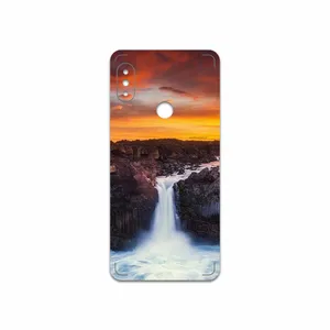 MAHOOT Waterfall Cover Sticker for Xiaomi Redmi Note 5 Pro