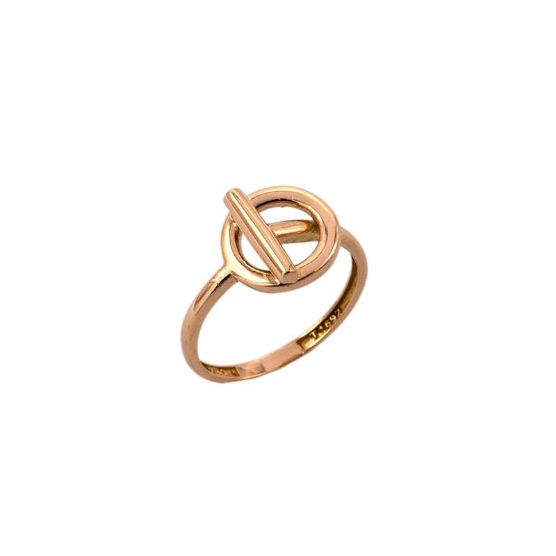 انگشتر طلا 18 عیار زنانه الی گالری مدل حلقه و محور انگشتر طلا 18 عیار زنانه الی گالری مدل حلقه و محور