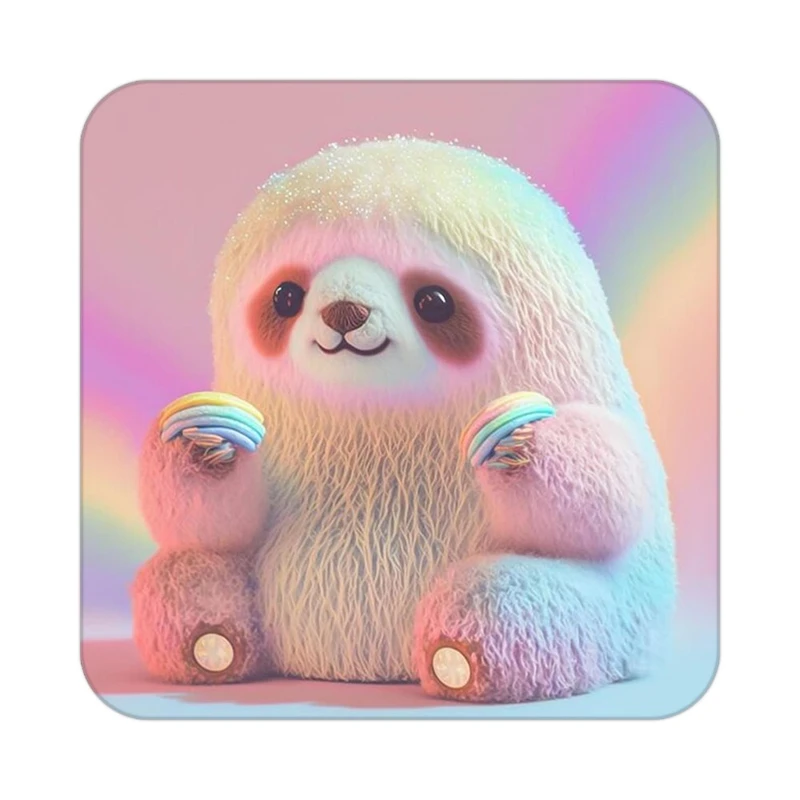 زیر لیوانی کاکتی طرح حیوانات کارتونی مدل mp28686