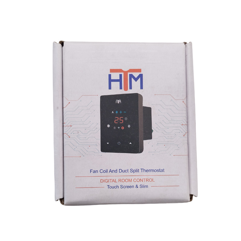 ترموستات فن کویل اچ تی ام مدل توکار ترموستات فن کویل اچ تی ام مدل توکار