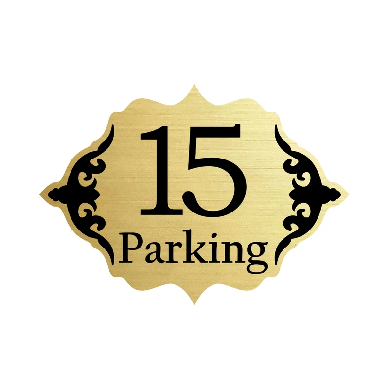 تابلو راهنما طرح 1 مدل تابلو پارکینگ واحد 15