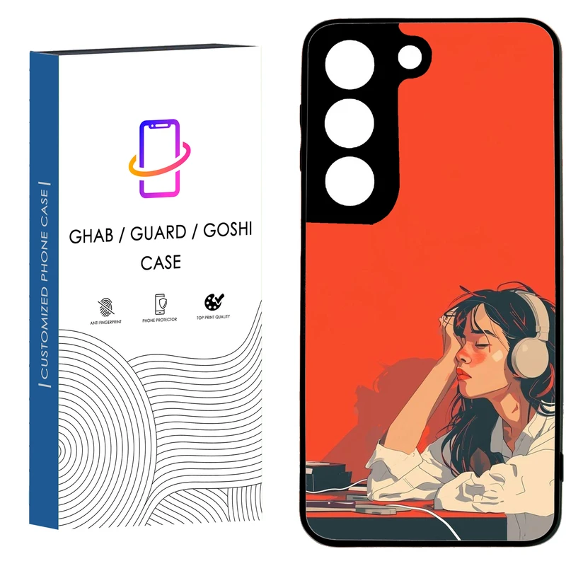 کاور قاب گارد گوشی طرح دخترانه کد 20 - tpu مناسب برای گوشی سامسونگ Galaxy S۲۱ FE