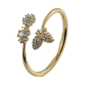 انگشتر زنانه ژوپینگ مدل پروانه کد AAE-148