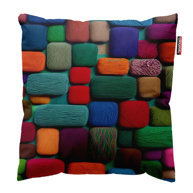 کوسن پاد آفرین مدل کاموا کد 1406 سایز 30*30 سانتی متر