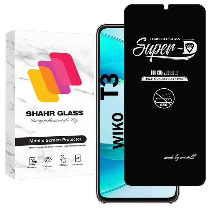  محافظ صفحه نمایش شهر گلس مدل SUPERDNSH مناسب برای گوشی موبایل ویکو Wiko T3