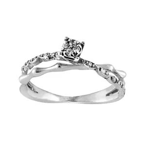 انگشتر نقره زنانه جواهری سون مدل 2105