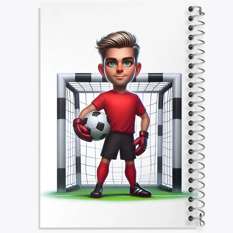 دفتر نقاشی 50 برگ خندالو طرح دروازه بان فوتبال کد F7985