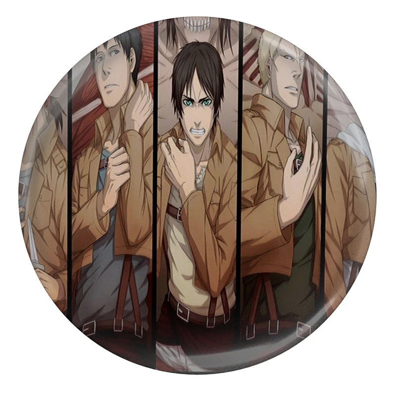 پیکسل طرح انیمه مانگایی حمله به تایتان یگر آکرمن مدل S14016