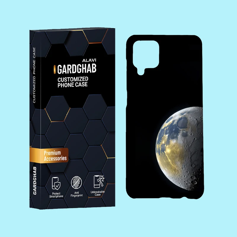 کاور گارد قاب علوی مدل کهکشان مناسب برای گوشی موبایل سامسونگ Galaxy A12
