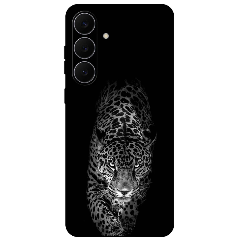 کاور مگافون طرح پلنگ مدل 1879 مناسب برای گوشی موبایل سامسونگ Galaxy S25 FE