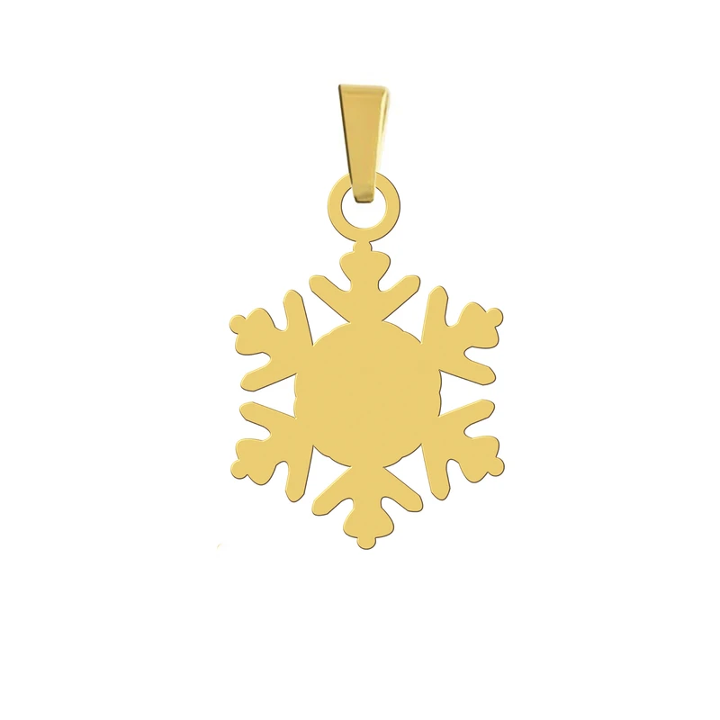 آویز گردنبند هایکا مدل دانه برف کد a.h 26