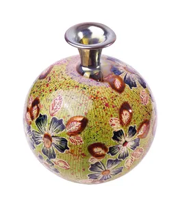 گلدان سفالی مدل توپی