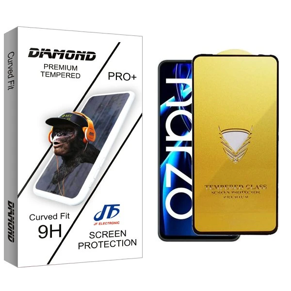 محافظ صفحه نمایش جی اف مدل Diamond OG مناسب برای گوشی موبایل ریلمی Narzo N55