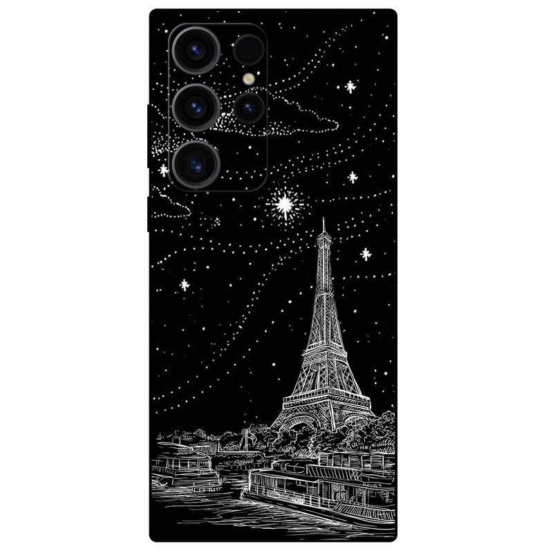 کاور مگافون طرح ایفل مدل 8107 مناسب برای گوشی موبایل سامسونگ Galaxy S23 Ultra