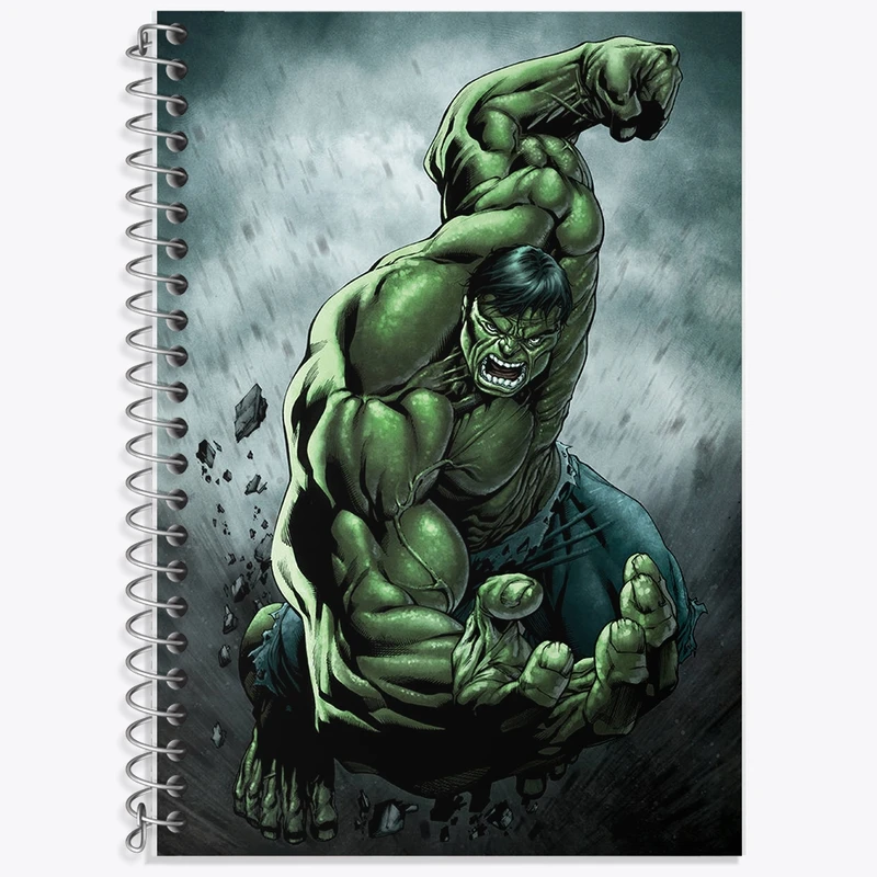 دفتر لغت 50 برگ خندالو طرح هالک کد F2129