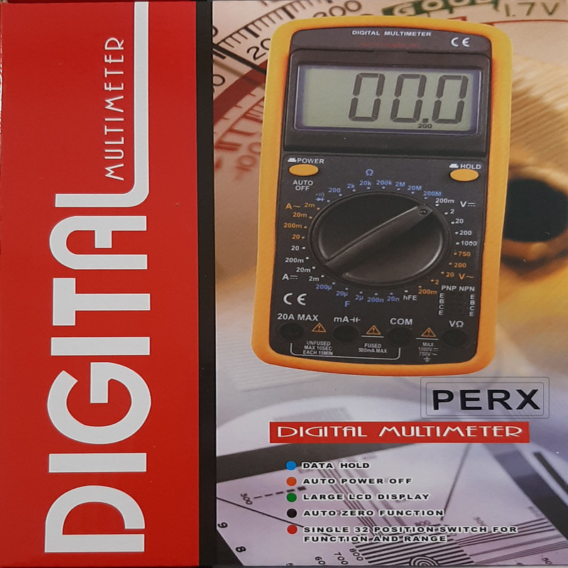 مولتی متر دیجیتال پرکس مدل DT-9205-A