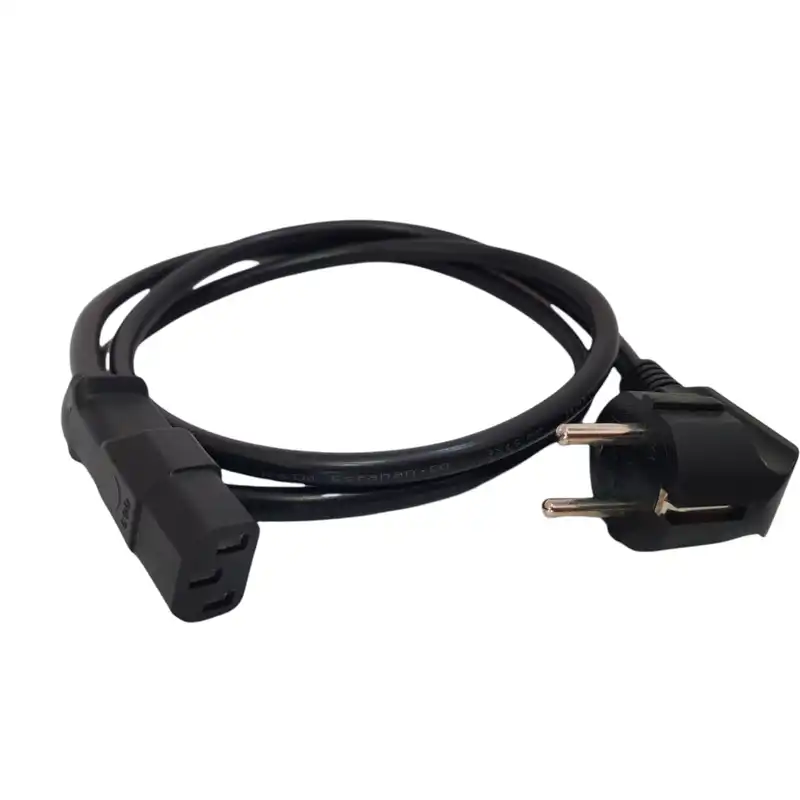 کابل برق سه پین منبع تغذیه کامپیوتر مدل 53.607 طول 1.5 متر