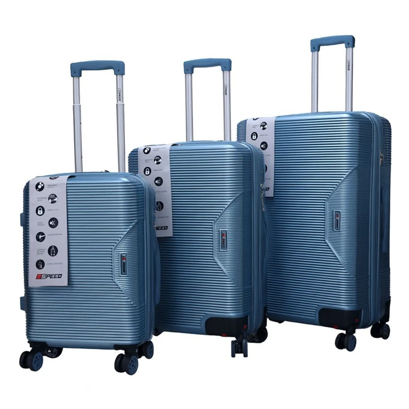 عکس شماره 3 : ست سه عددی چمدان اسپید مدل retractable wheel tr950