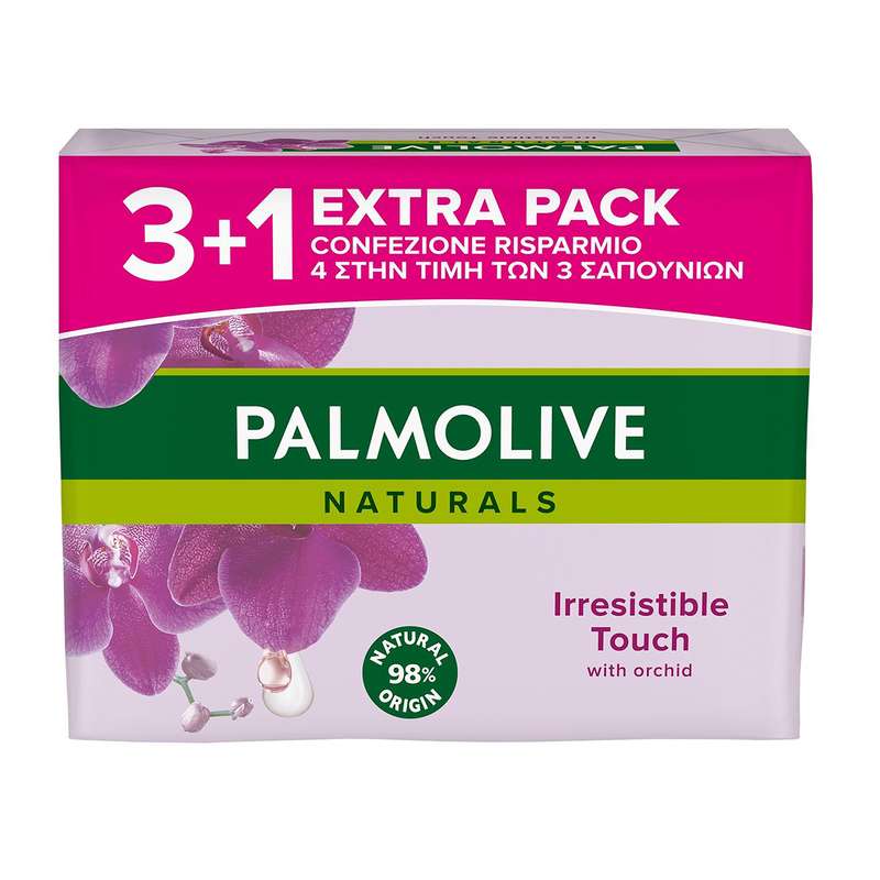صابون شستشو پالمولیو مدل Irresistible Touch وزن 90 گرم بسته 4 عددی