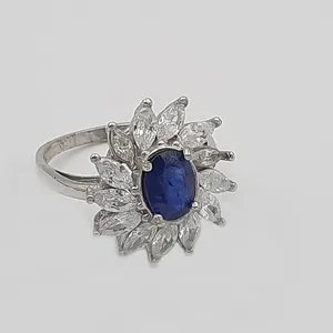 انگشتر نقره زنانه مدل 555