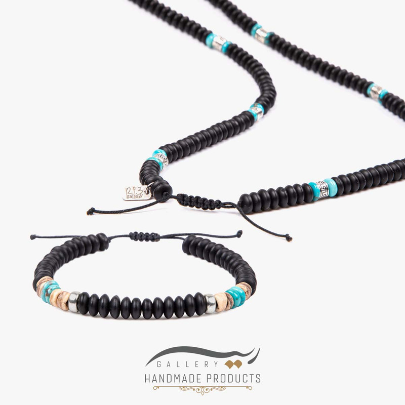 نیم ست نقره مردانه ریسه گالری مدل پارس 1247-5058