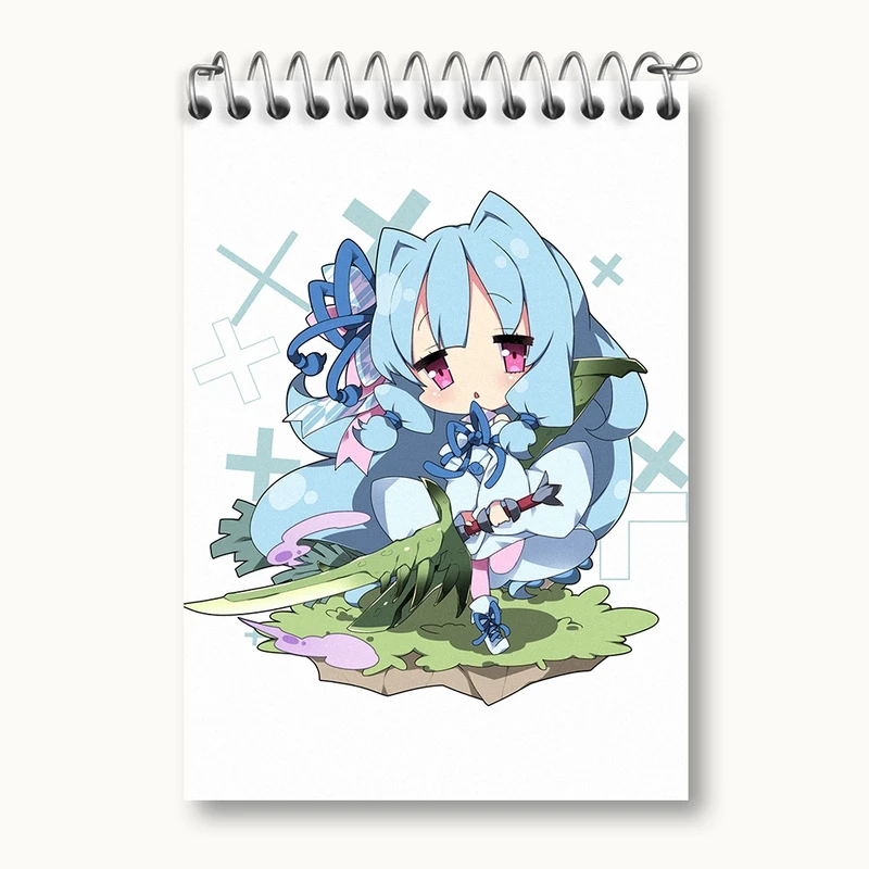 دفتر یادداشت 50 برگ خندالو مدل بازی شکارچی هیولا (Monster Hunter) کد 33265