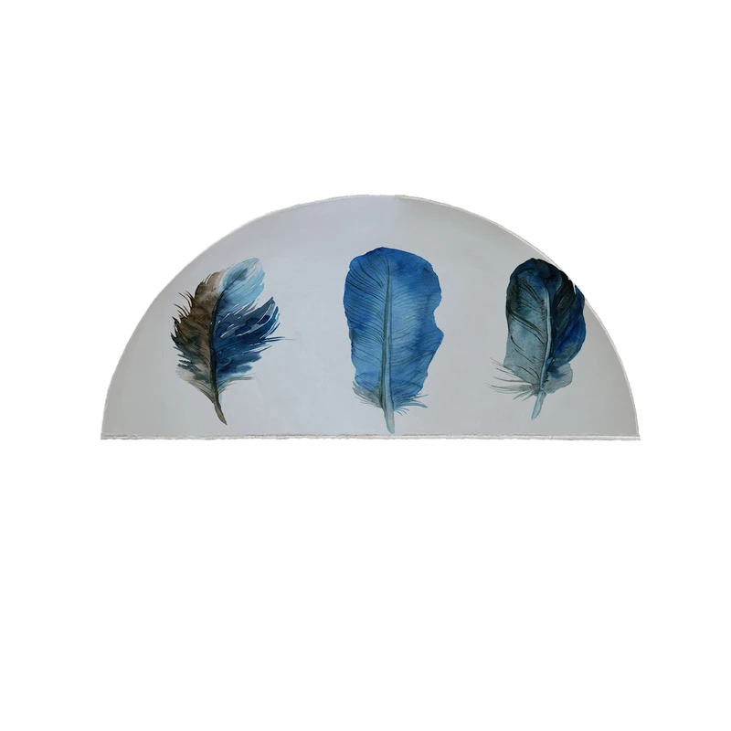  پادری مدل نیم دایره طرح کلاسیک پر رنگی کد 9269 سایز 90×45 سانتی متر