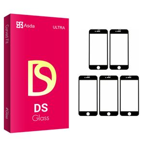 نقد و بررسی محافظ صفحه نمایش 5D آسدا مدل DS glass مناسب برای گوشی موبایل اپل IPhone 7 plus/8 plus بسته 5 عددی توسط خریداران