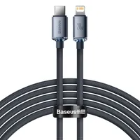 کابل تبدیل USB-C به لایتنینگ بیسوس مدل Crystal Shine New Pack طول 2 متر