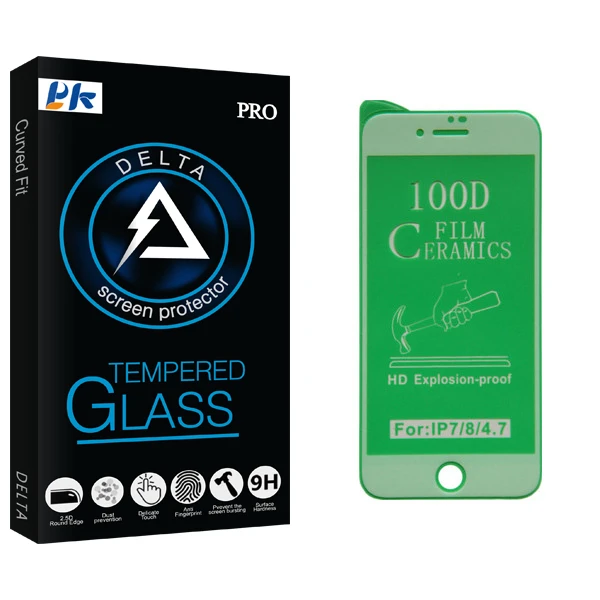 محافظ صفحه نمایش پی کی مدل Delta Glass مناسب برای گوشی موبایل اپل iphone 7 /8