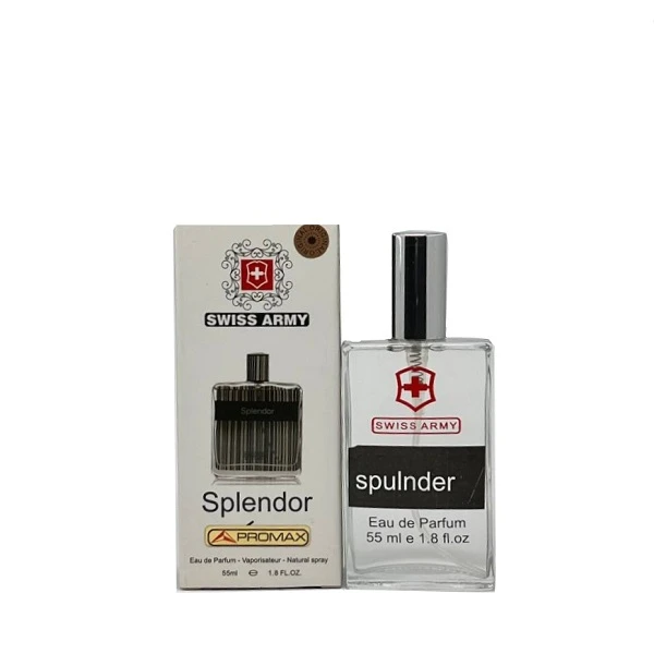 عطر جیبی مردانه سوئیس آرمی مدل اسپلندور بلک حجم 55 میلی لیتر