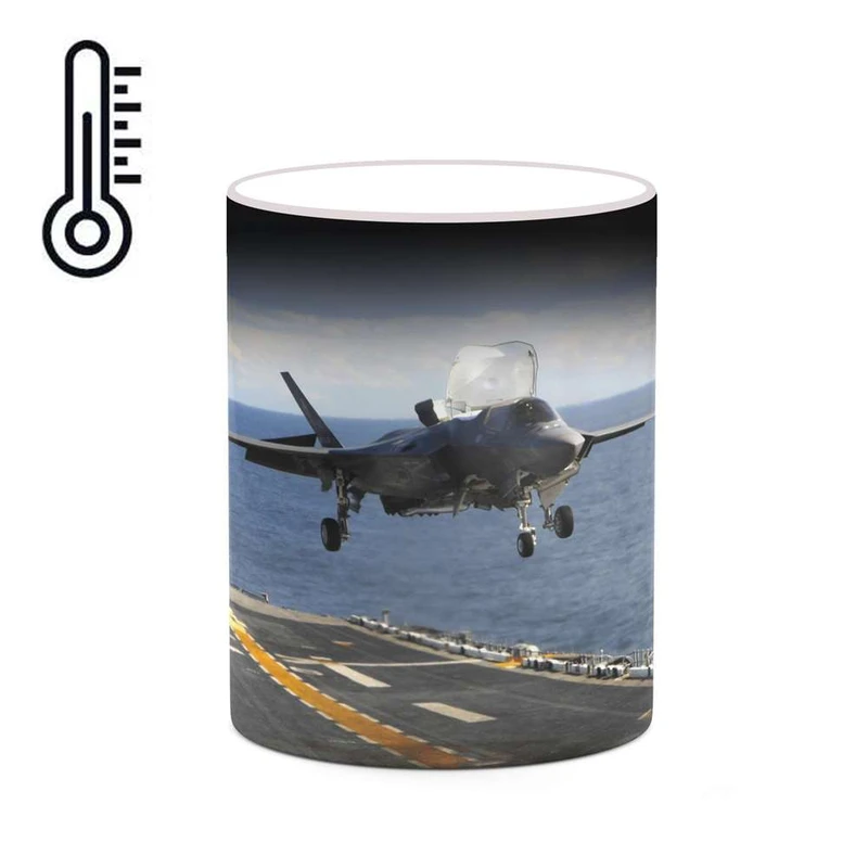 ماگ حرارتی کاکتی مدل هواپیمای جنگنده کد mgh20394